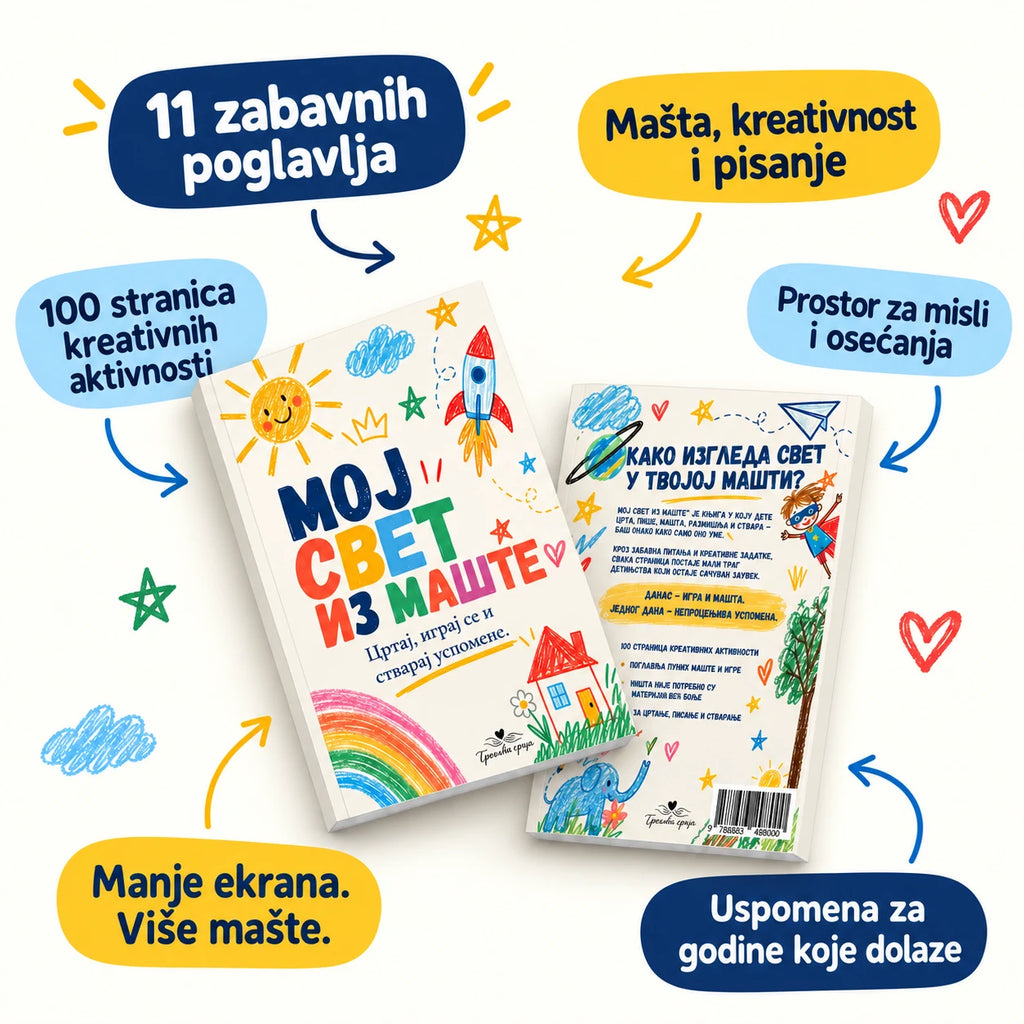 Moj svet iz mašte – knjiga koja čuva svet vašeg deteta